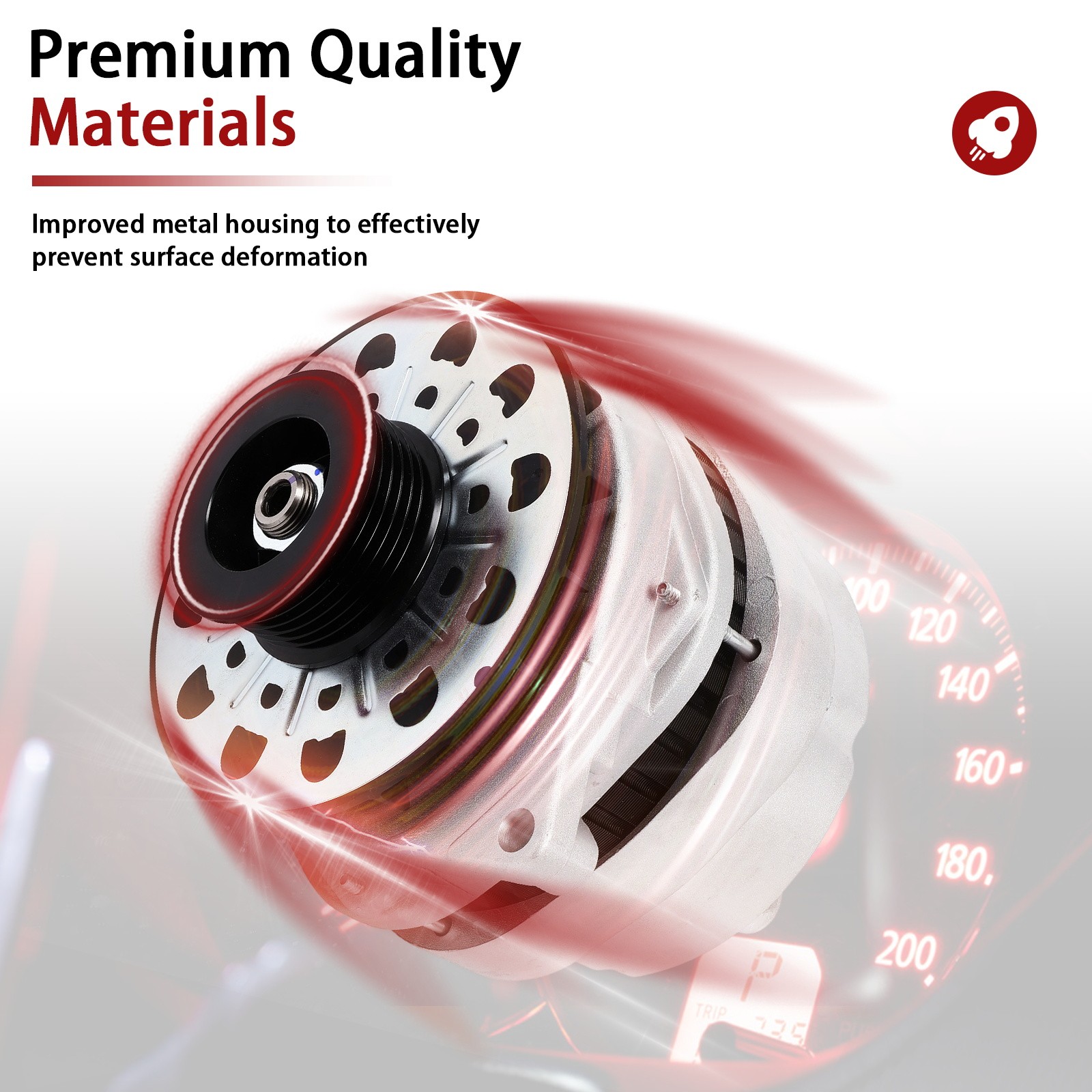 For Chevy Camaro 1994 V8 5.7L With Post B+ Terminal Alternator 10463680