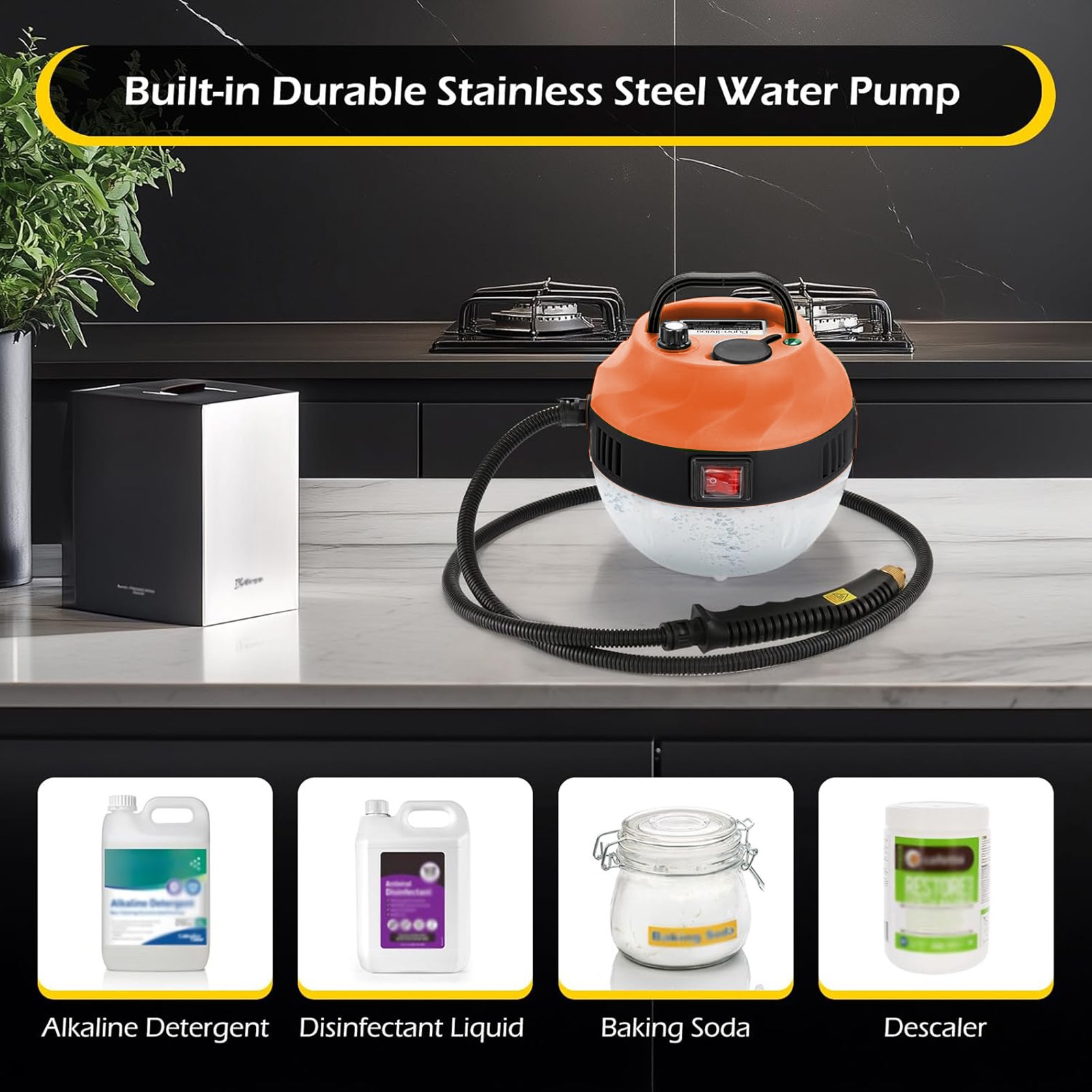 3800W High Pressure Steam Cleaner Household Car Steam Cleaner Cleaning Machine