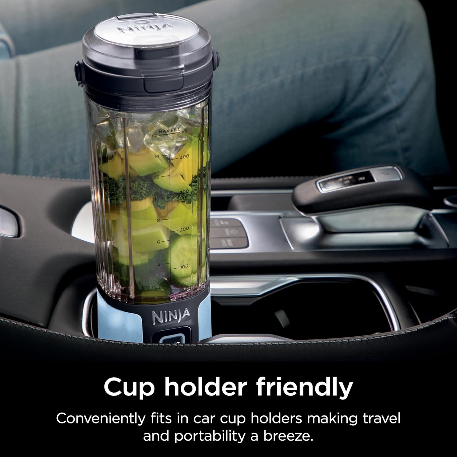 Ninja Blast BC151BM 18oz Portable Blender - Metallic Blue (Open Box)