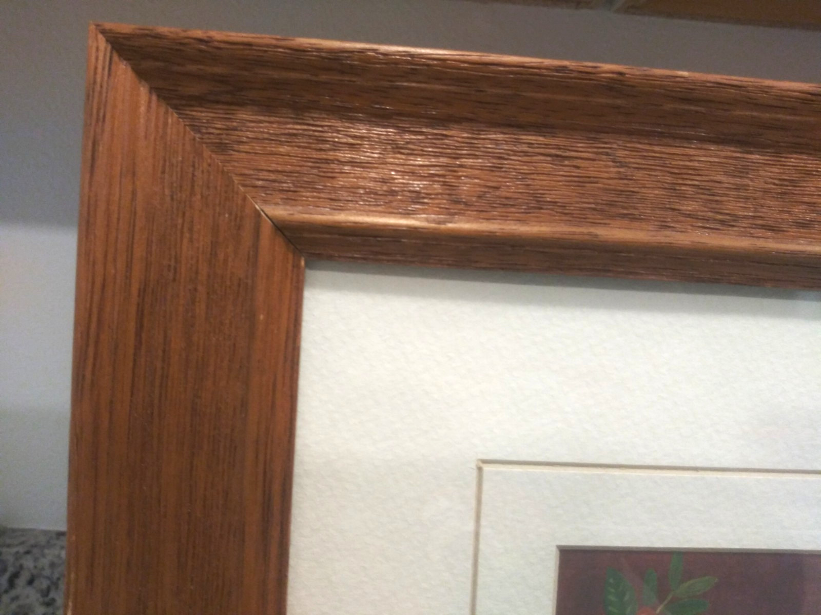 Coffee Themed Wall art "THE COFFEE POT " wood framed w/glass wall hanging 15x15