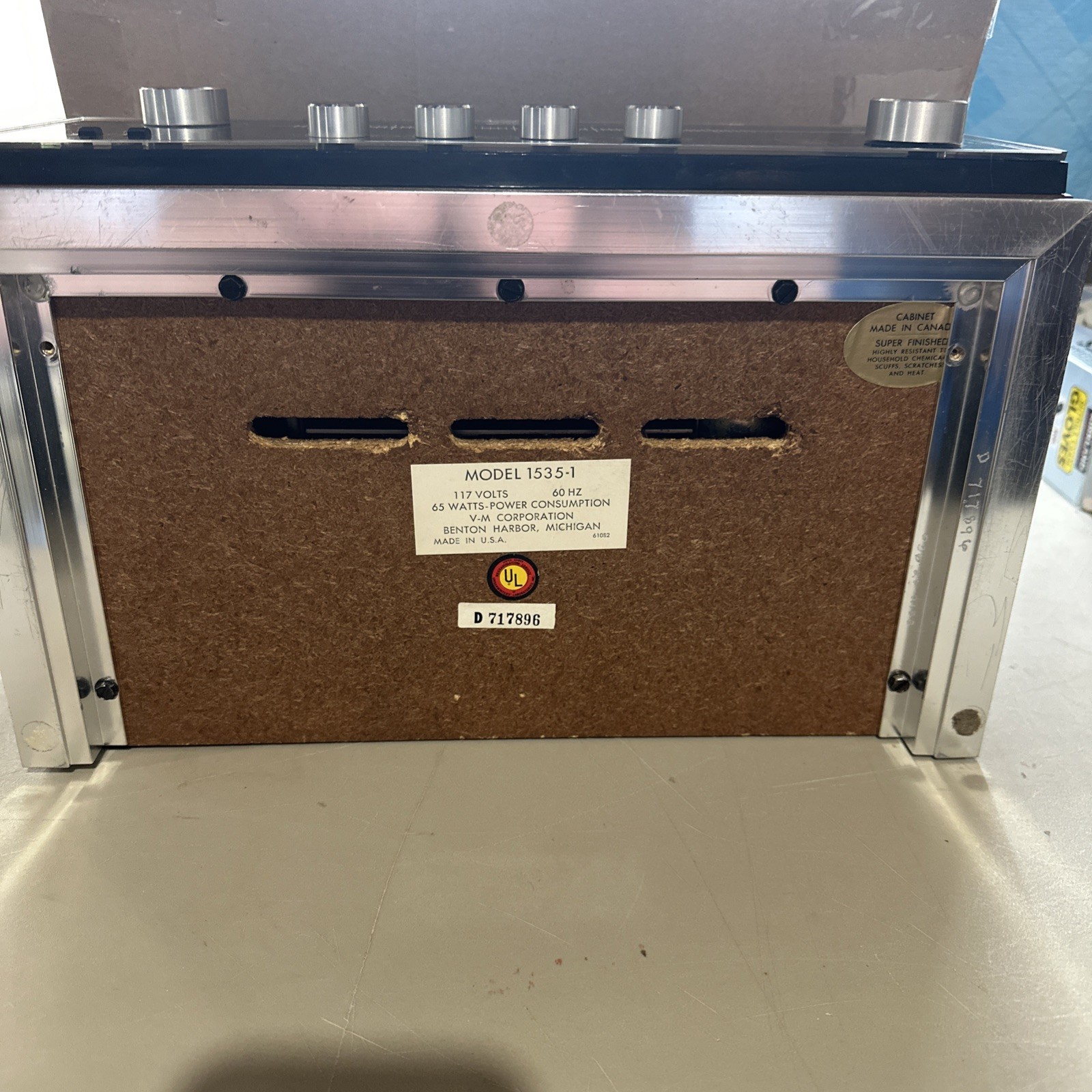 Vintage Working Voice of Music Tuner Amplifier 65 Watt, Mod # 1535-1