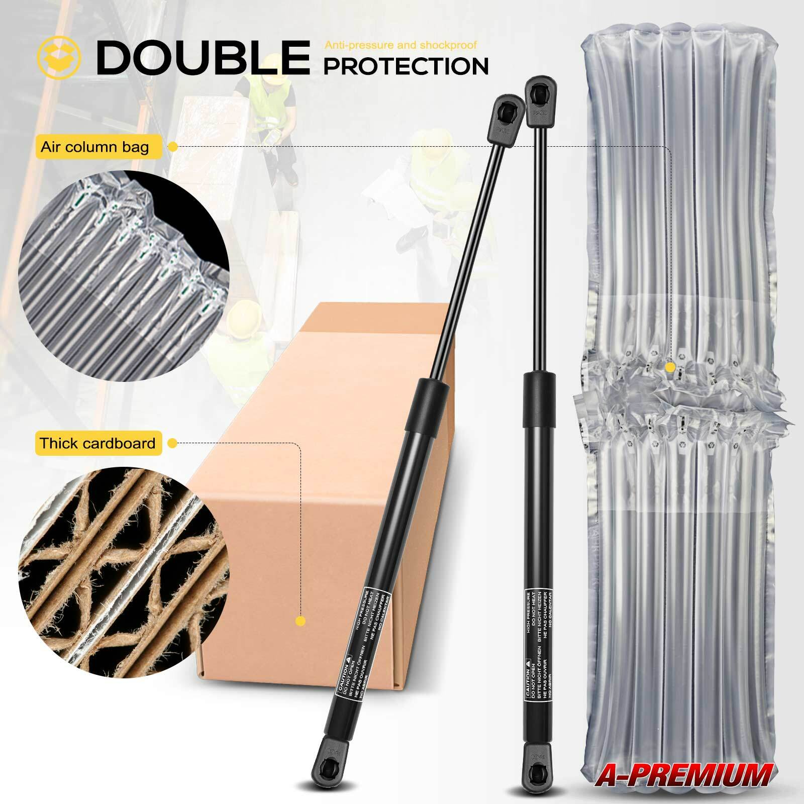 2Pcs New Lift Supports Shock Struts Front Hood for Toyota Camry 2007-2011 Sedan