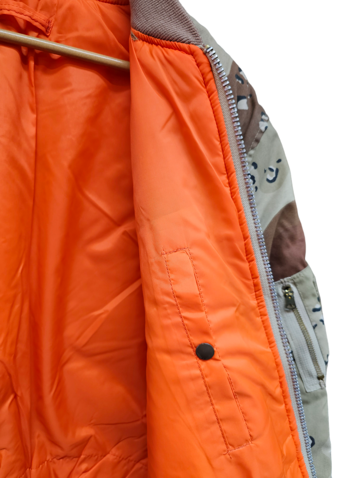 New RARE Corinth 6 Colour Desert Choc Chip Camo MA1 Flight Jacket S M L XL