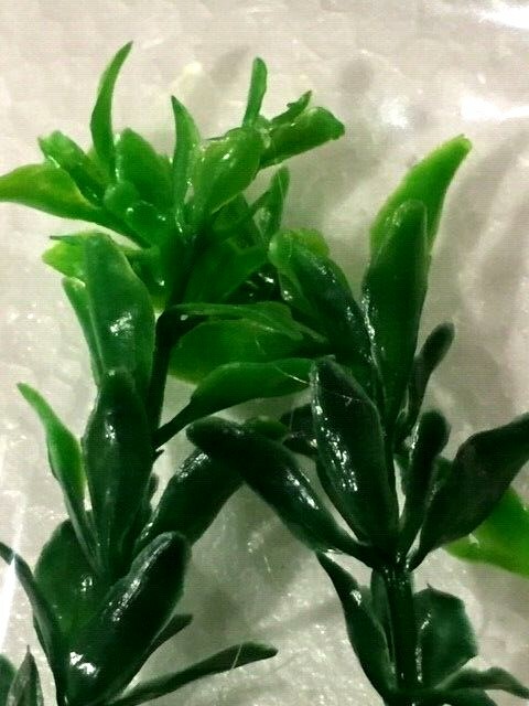 GREEN PLASTIC PLANT LOT MIXED (4X-8X) LARGE 10"-11" AQUARIUM. SUPER FAST SHIP!