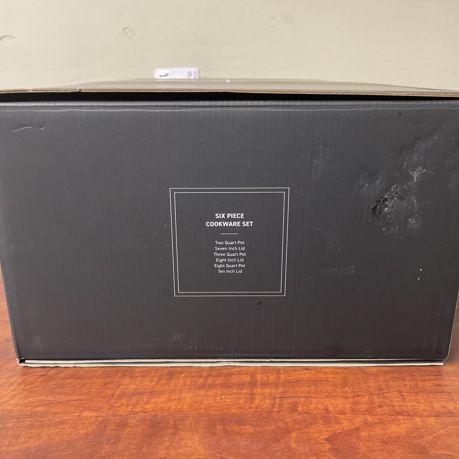 HexClad Hybrid Nonstick 6 Piece Sauce Pan Pot Cookware Set 2qt 3qt 8qt W/ Lids