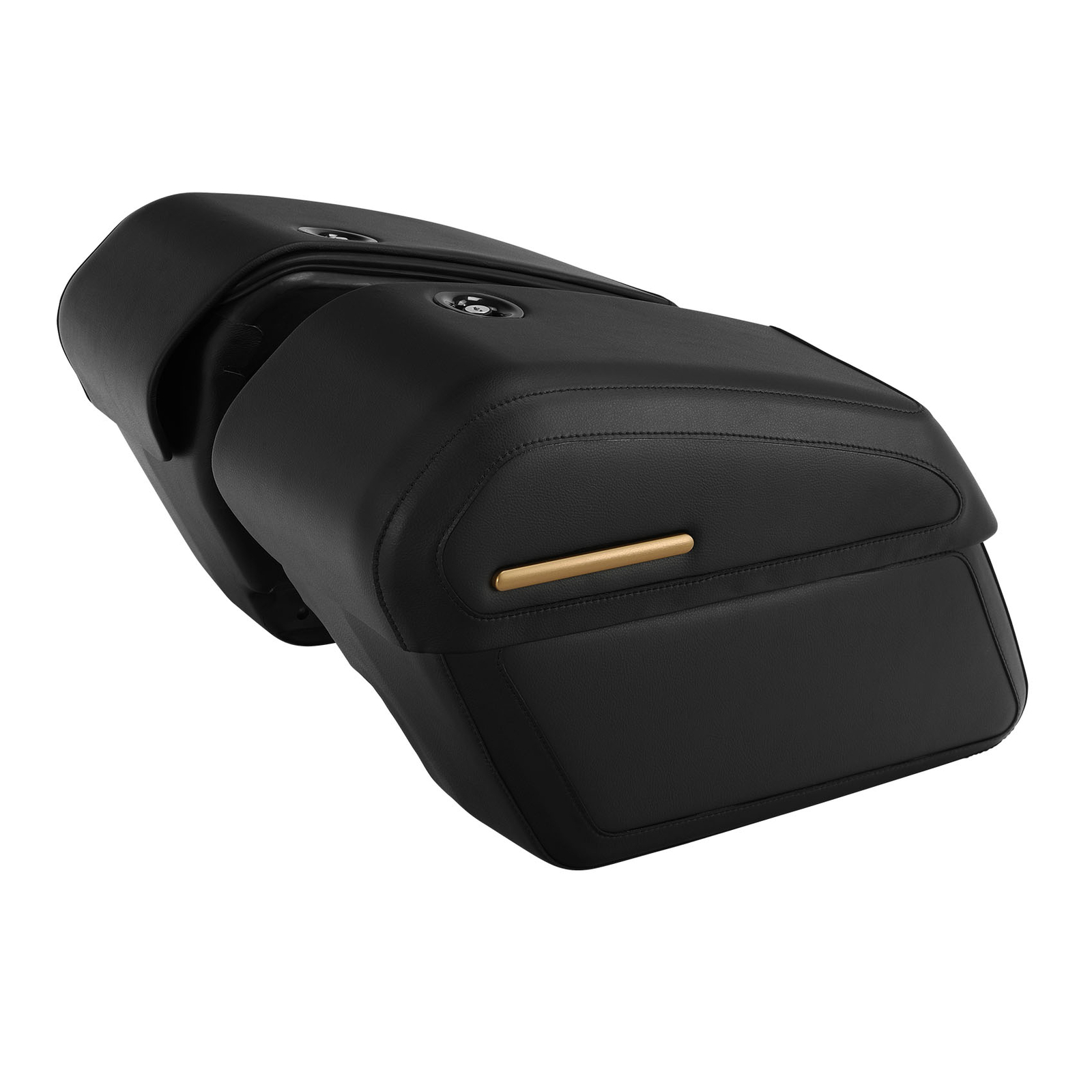 Black Detachable Saddlebags Fit For Harley Davidson Fat Boy Breakout 2014-2024