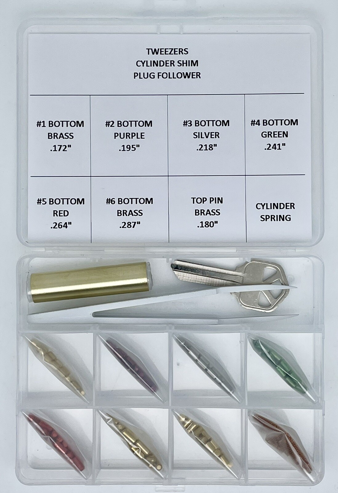 Keying Kit for KWIKSET Lock Cylinders; Includes Top/Bottom Pins, Springs, Tools