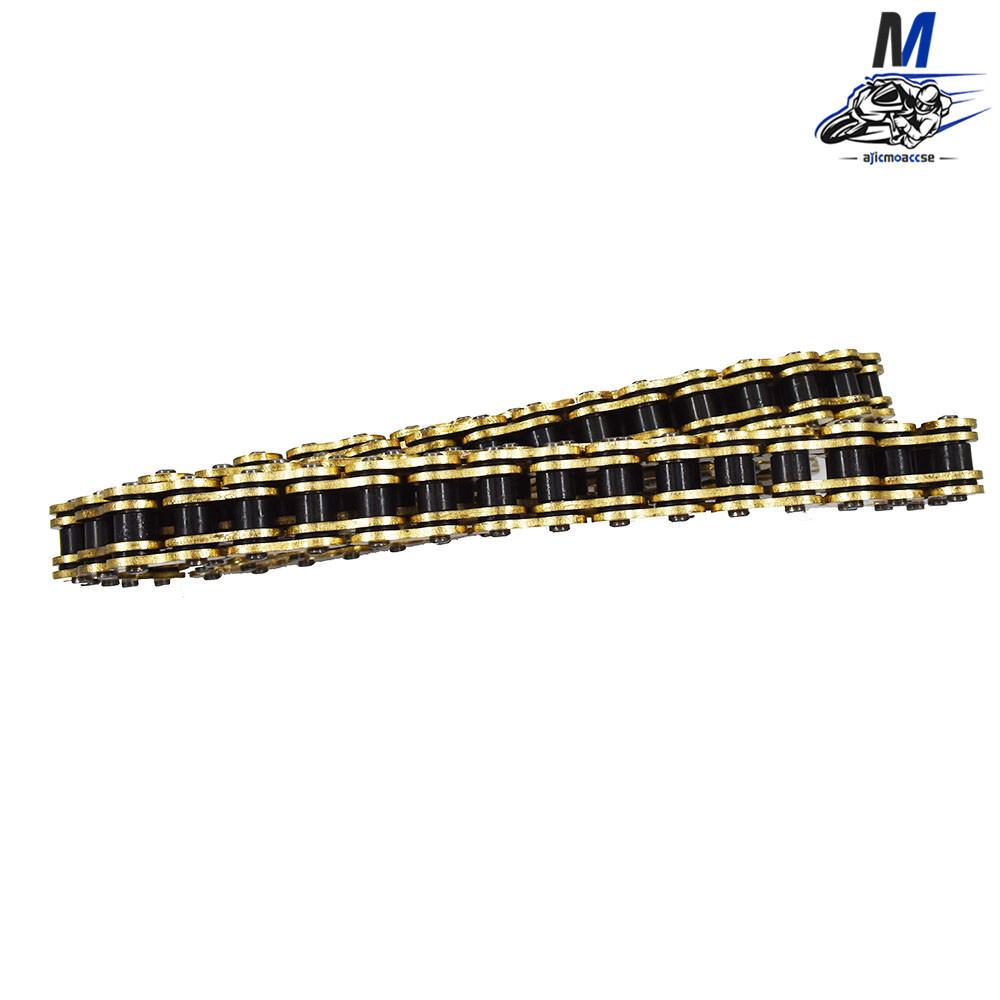 With O-Ring Drive Chain Gold Color for ATV Motorcycle 525 Pitch 120 Links New