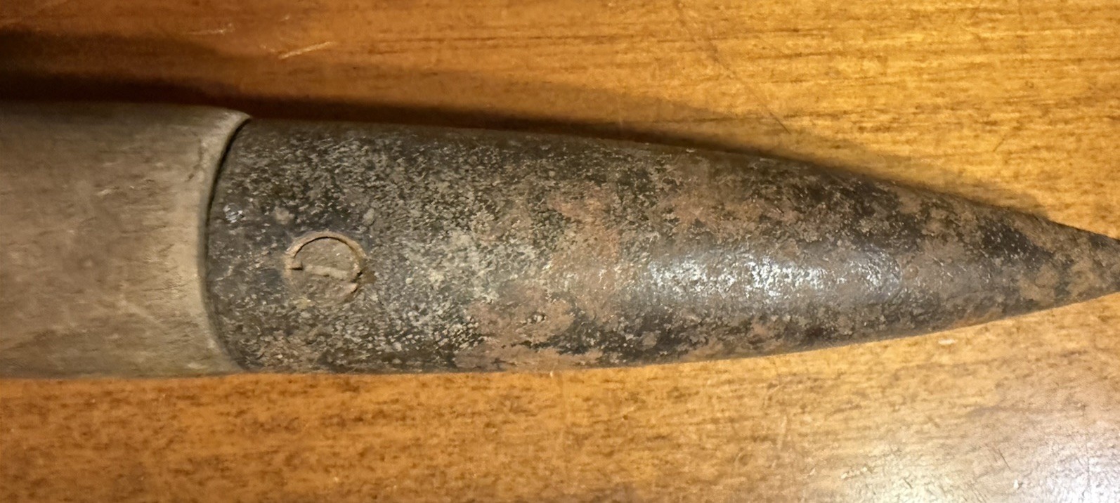 VINTAGE Wood and Steel Dibber Dibbler Garden Tool Bulb and Seed Planter