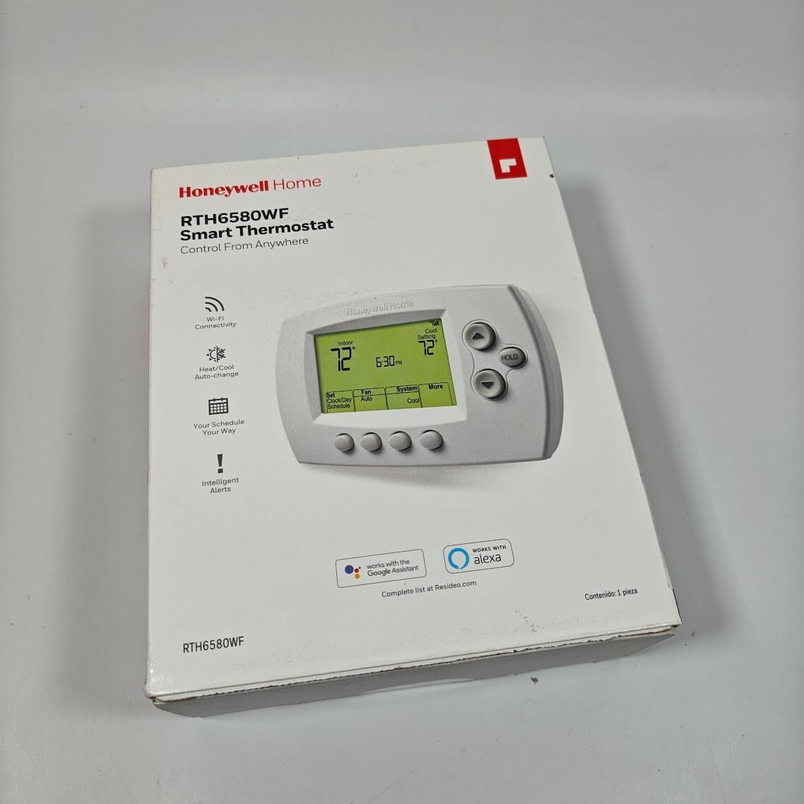 Honeywell Home RTH6580WF Smart Programmable Wi-Fi Thermostat, NEW