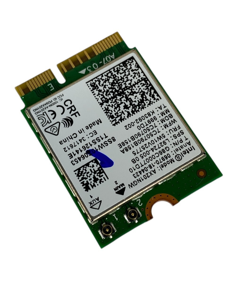 Lenovo Wireless LAN Wi-Fi Card 5W10V25775 Bluetooth Intel (AX201NGW) For Laptop