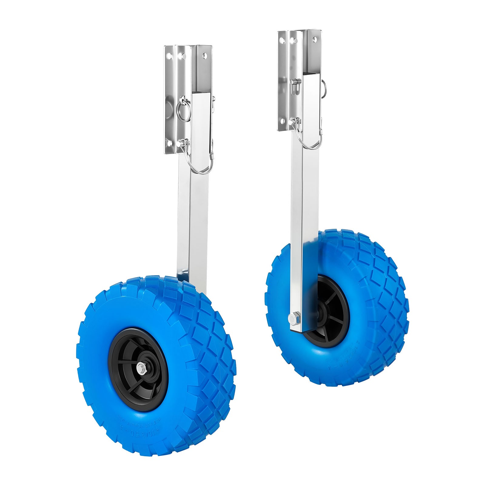 VEVOR Boat Launching Wheels 300 lbs 10" Stainless Steel Transom Wheel Solid Tire