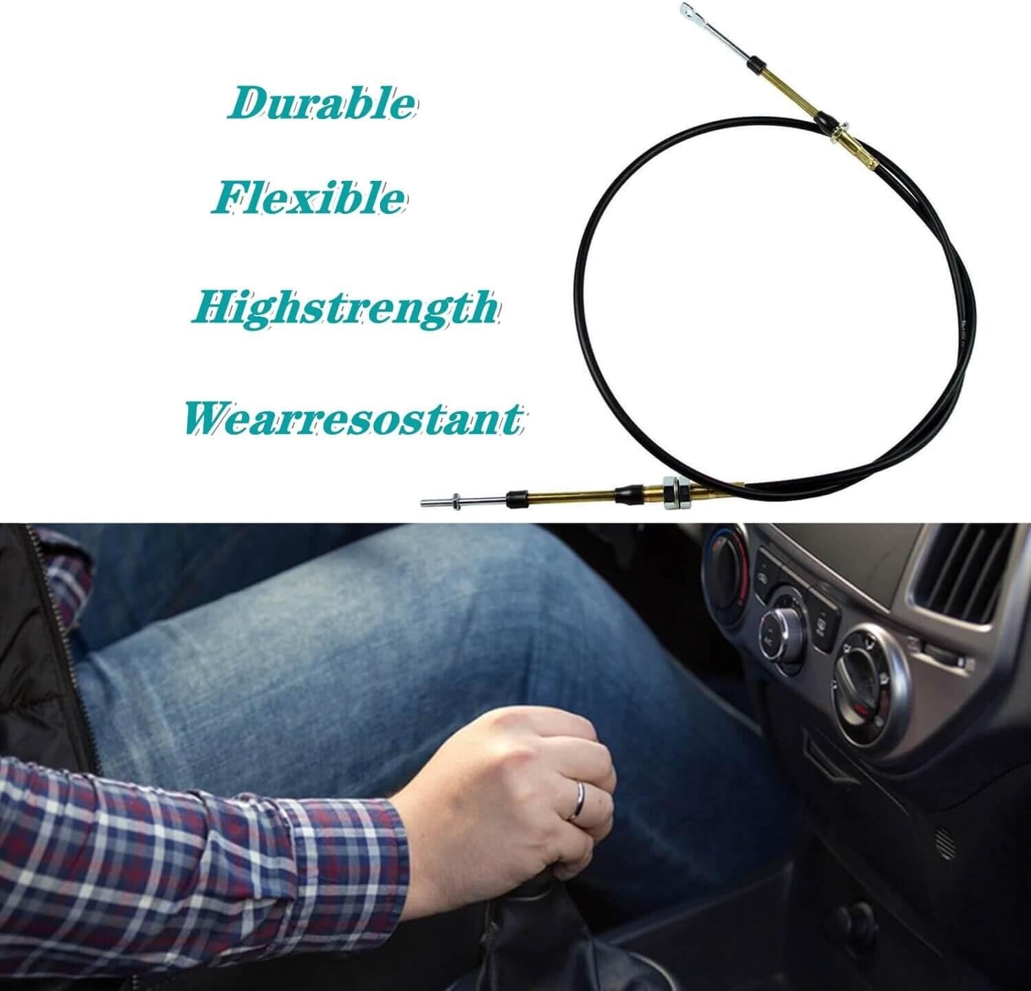 Automatic Transmission Shifter Cable Eyelet End Replace For B&M shifters 80605