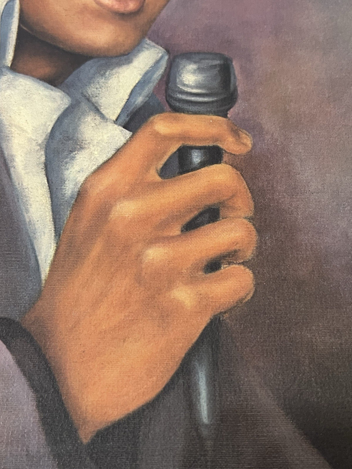 ELVIS PRESLEY 17 x 11 Poster Print by Loxi Sibley 1976 Concert Boxcar Excellent