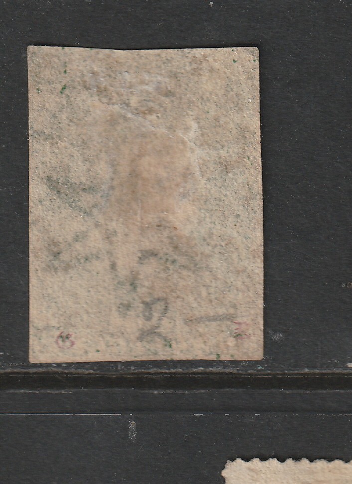 Ceylon Scott# 4 Used Signed Partial Red Cancel