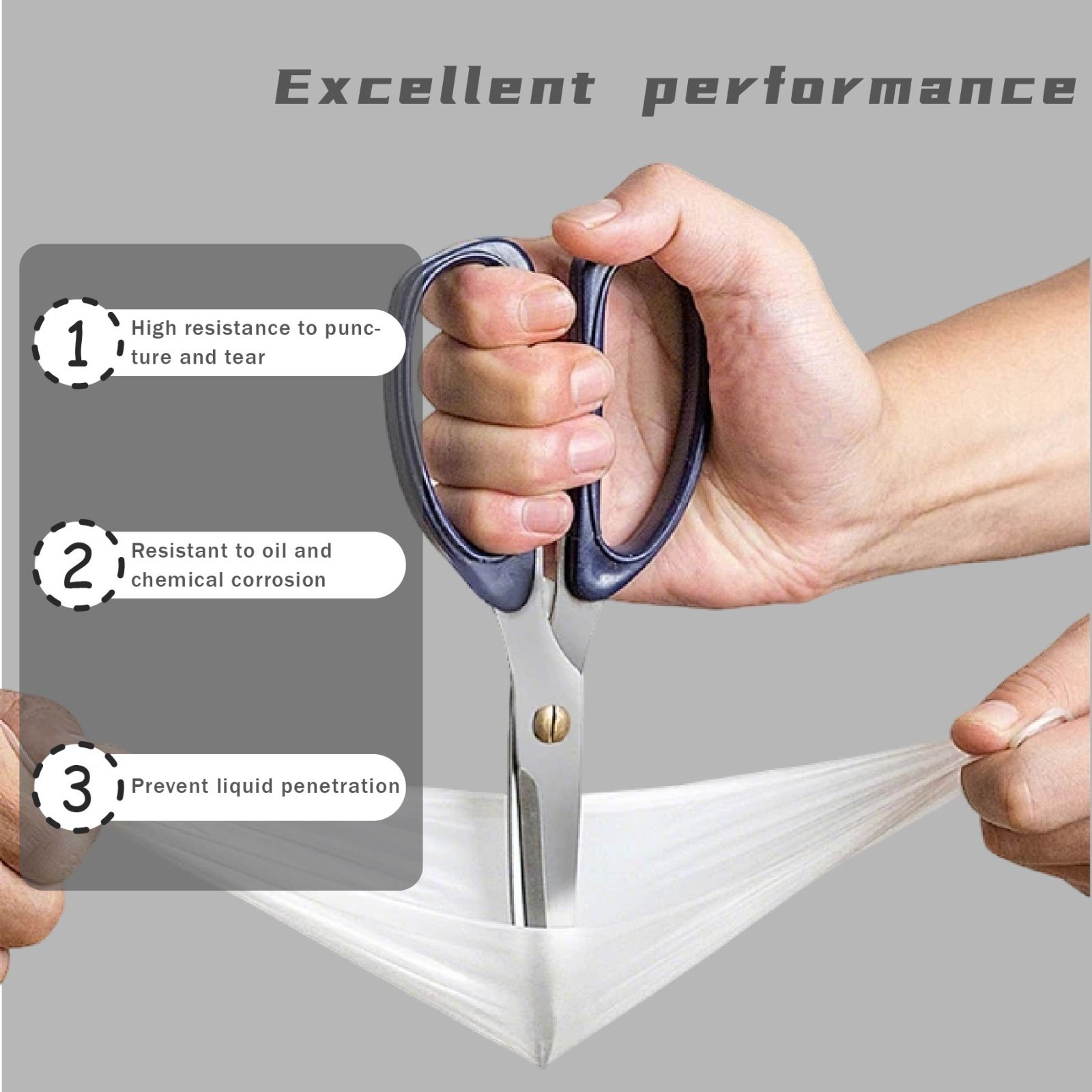 M / L Size Clear TPE Food Service Disposable Gloves Powder Free 200 400pcs