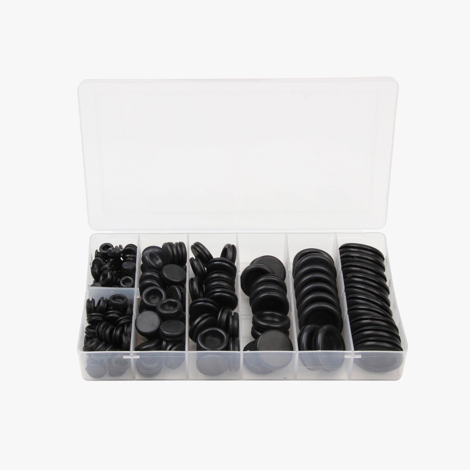 170PCS Rubber Grommet Firewall Hole Plug Electrical Wiring Gasket Assortment Kit