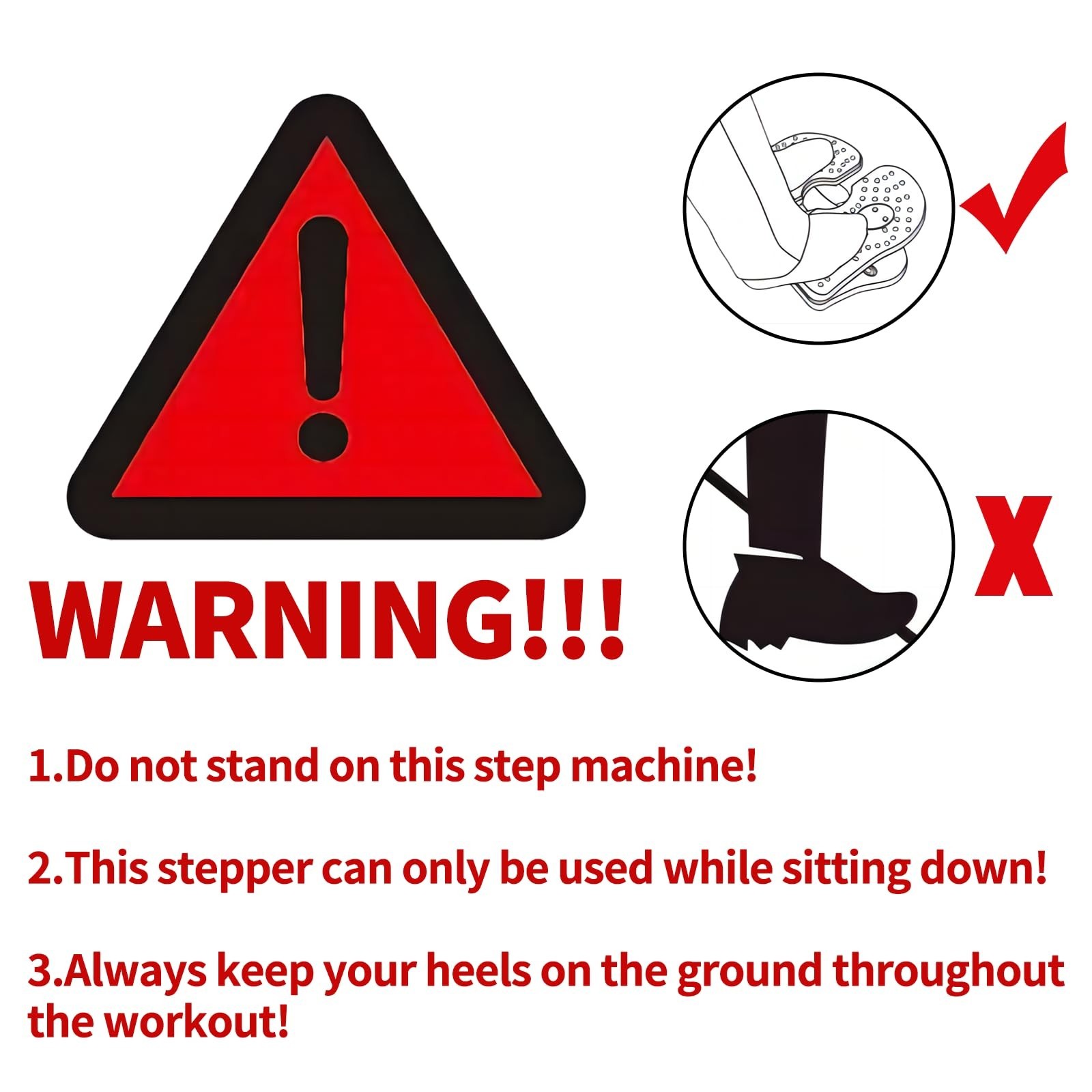 Mini Foldable Leg Exerciser Portable Foot Pedal Exercise Machine Under Desk S...