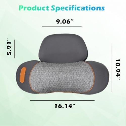 Callixe Thera Pillow Massage Neck Hump, TheraPillow Traction Massager with Heat
