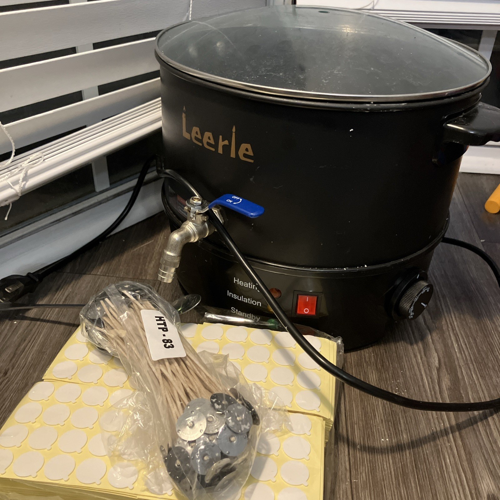 Leerie Wax Melter for Candle Making 16Lbs L8 Large Electric Wax Melting Pot