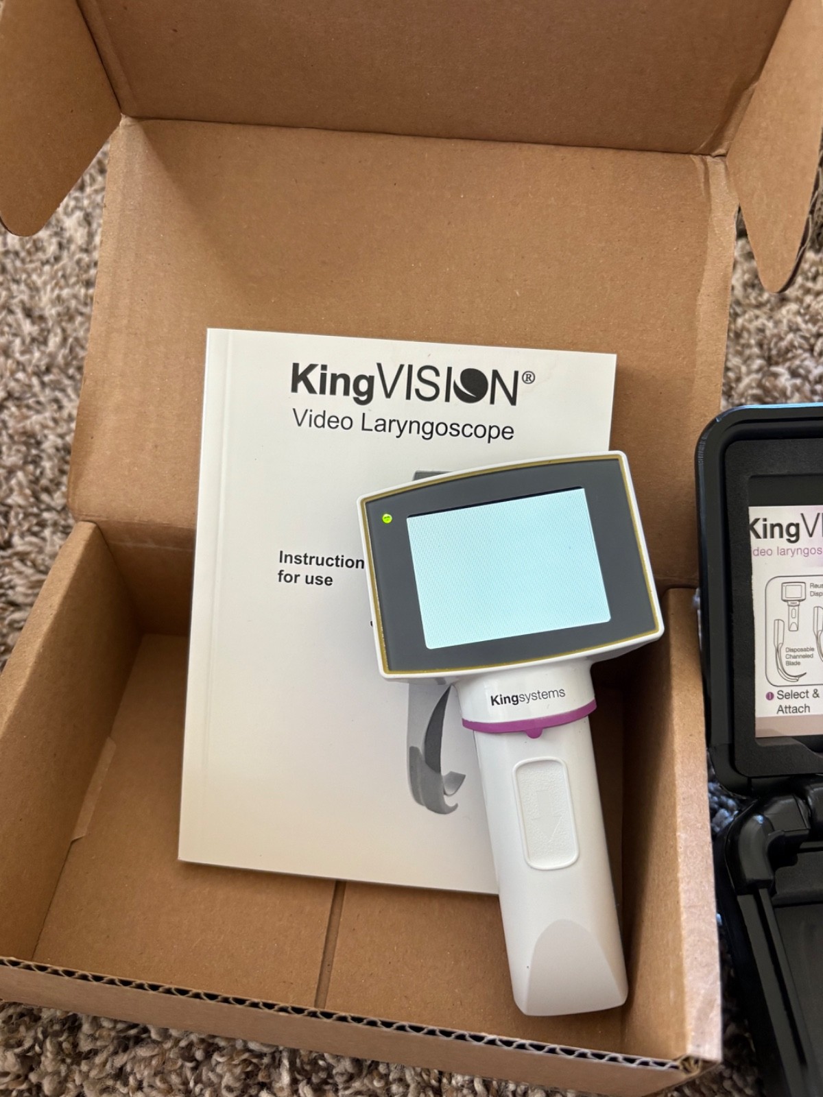 King Vision Video Laryngoscope BRAND NEW