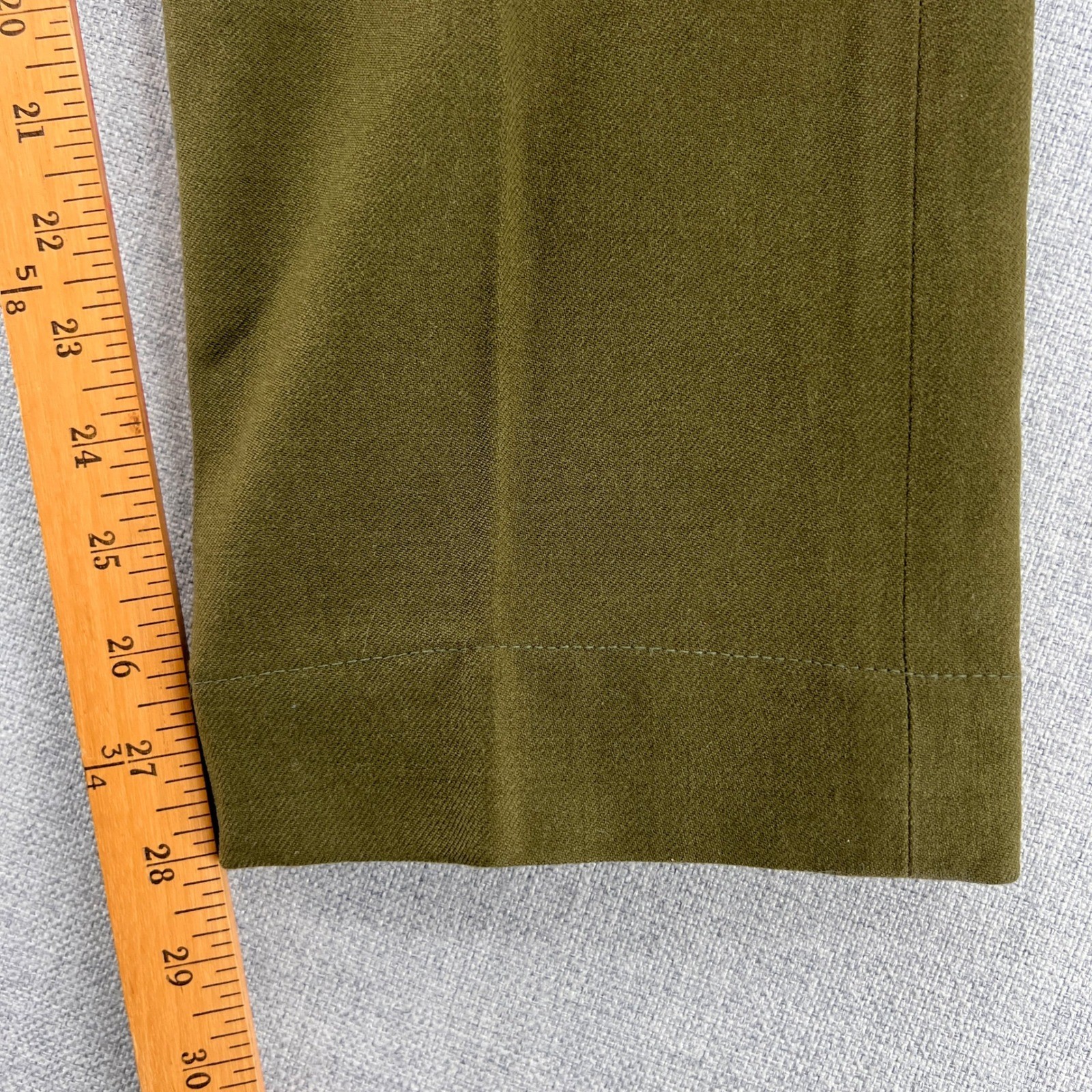 VTG 50s US Army M51 OG-108 Wool Field Trousers Men M Olive Military Workwear