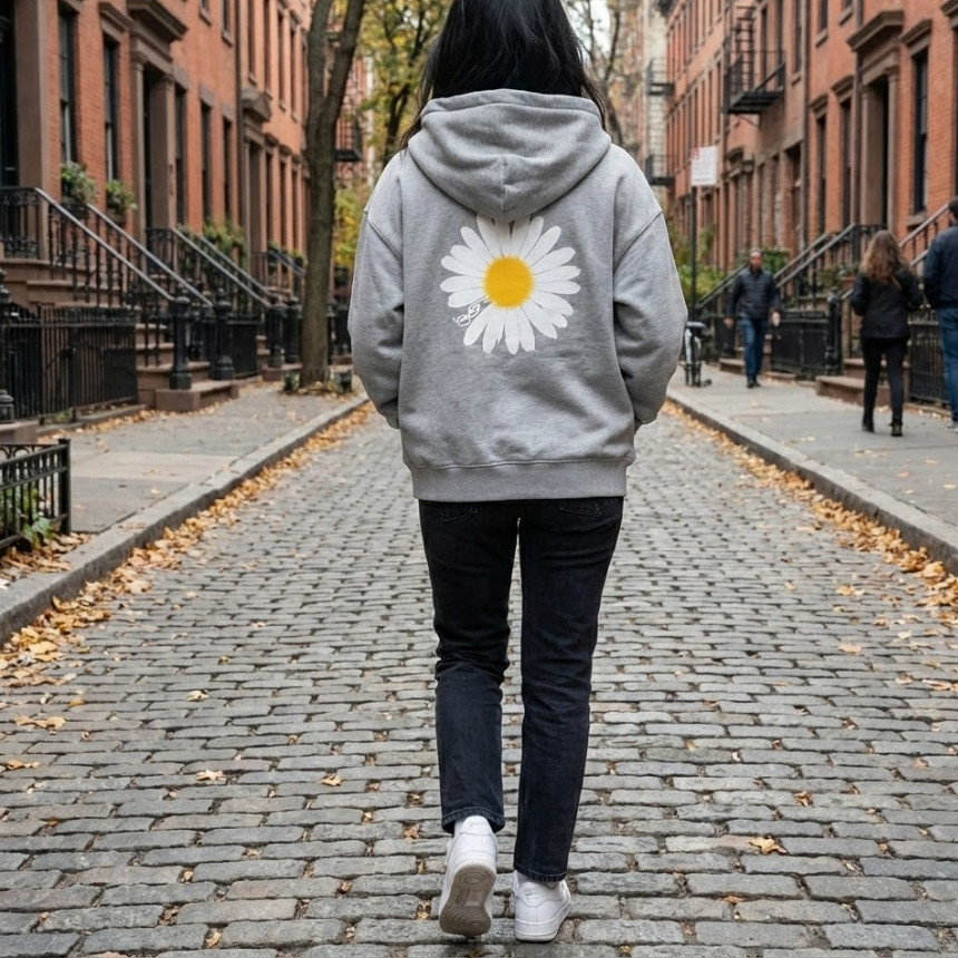 Peaceminusone x 2025 MAMA Awards Peacemamaone Zip Up Hoodie Grey G-Dragon GD