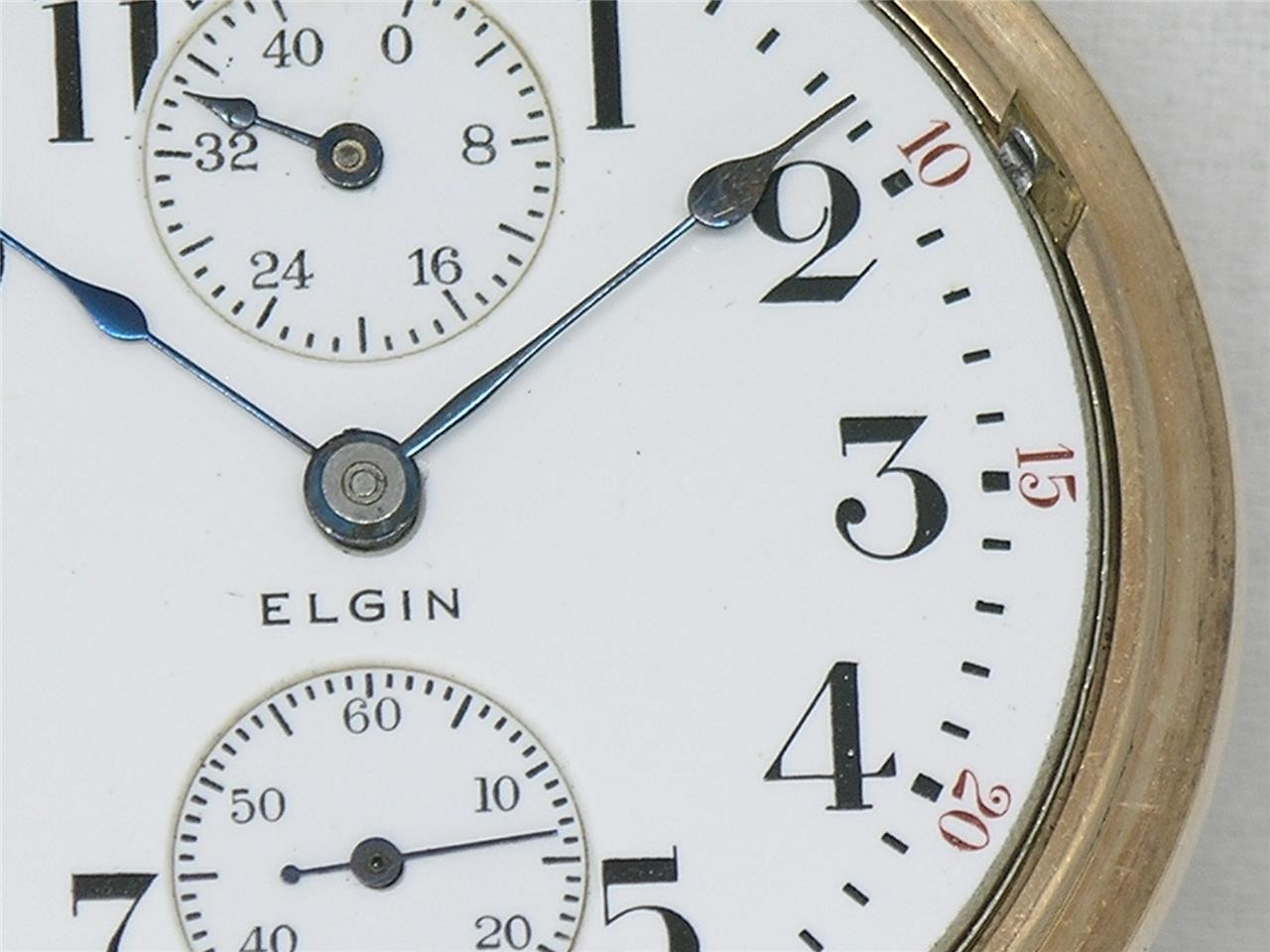 RARE 19 JEWEL 18S BW RAYMOND GR. WIND INDICATOR POCKET WATCH, SERVICED!