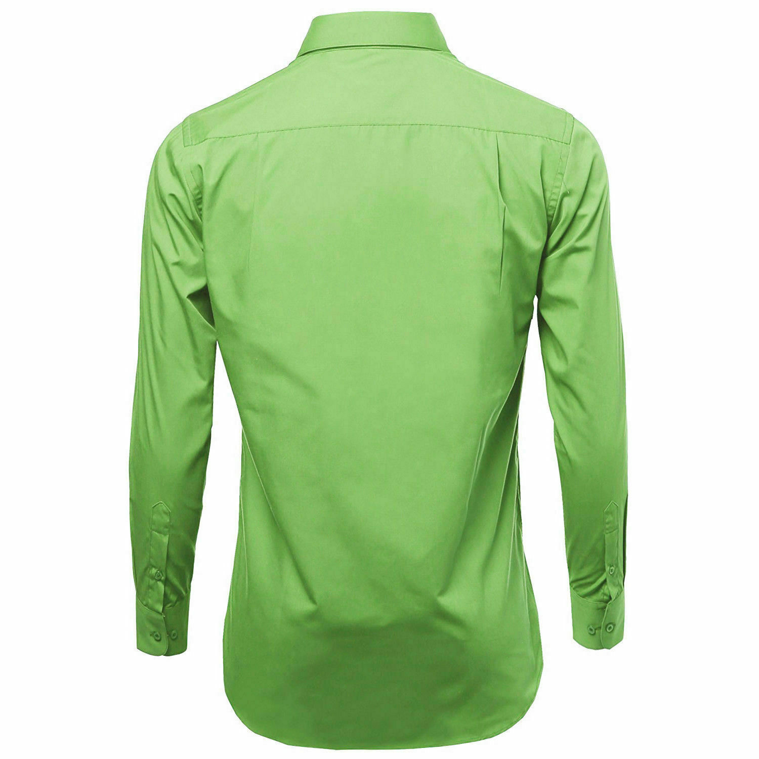 Omega Italy Men's Slim Fit Button-Up Long Sleeve Dress Shirt