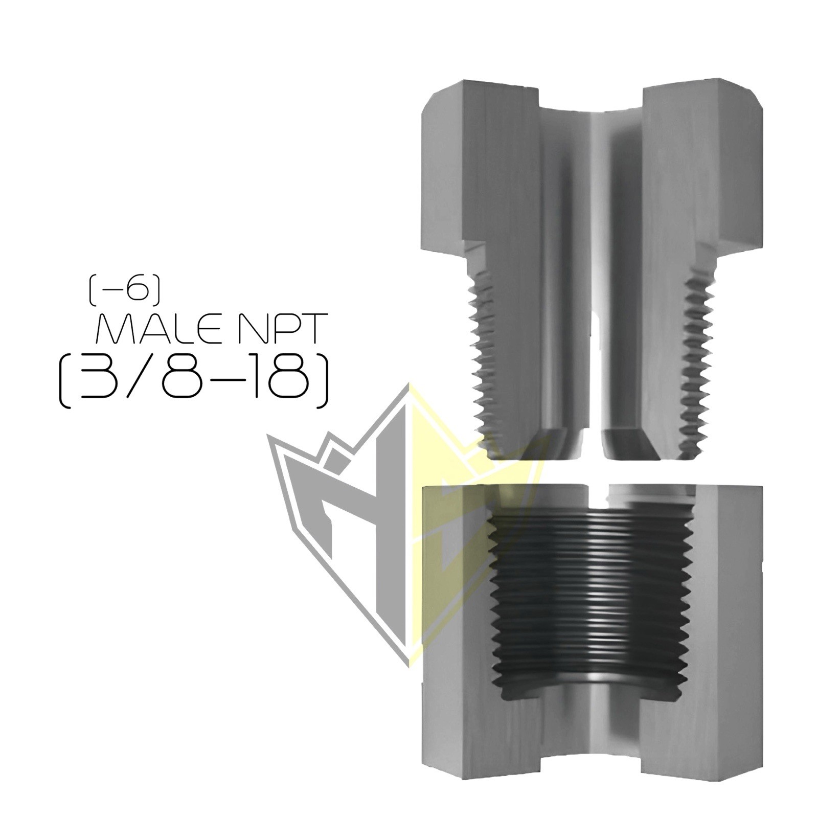 3/8" Hydraulic Hose Assembly with 3/8 NPT MALE PIPE Ends, 1 MALE NPT SWIVEL