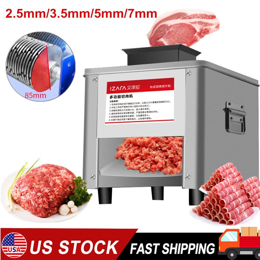 Meat Cutter Commercial Electric Meat Slicer Shredded Cutting Machine
