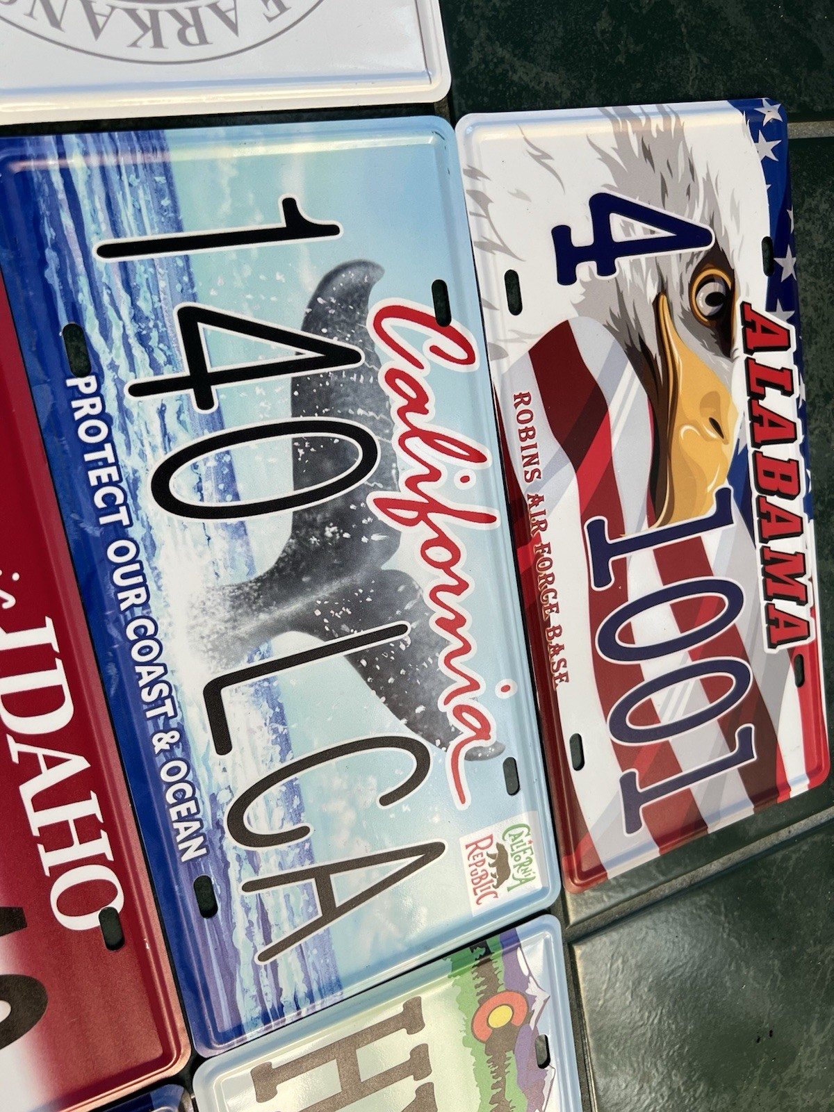 COMPLETE SET - ALL 50 STATES USA LICENSE PLATES LOT REPLICA FOR DECORATION ONLY!