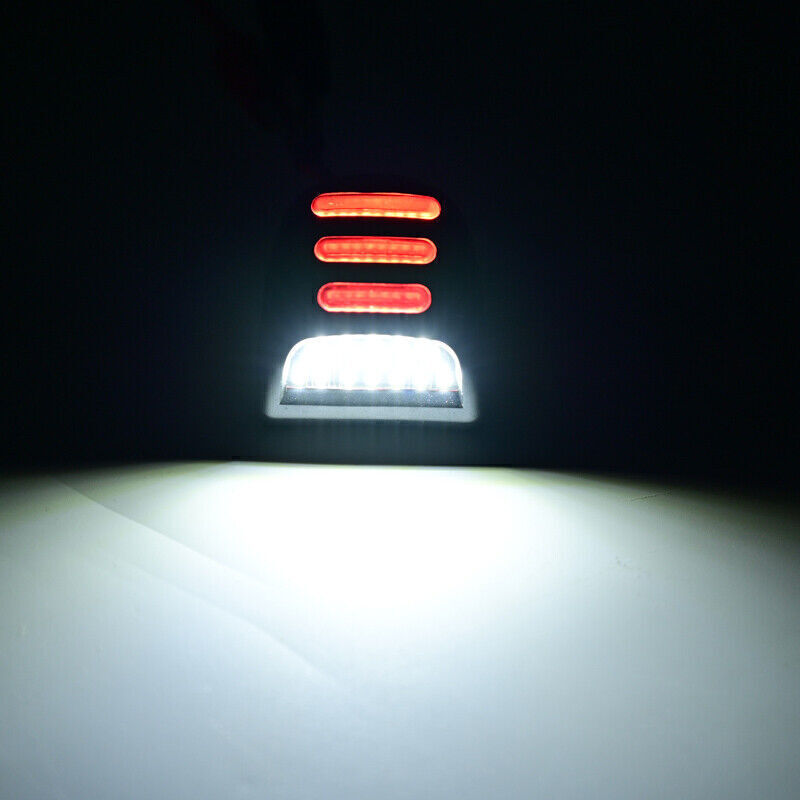 For Avalanche For Silverado Tahoe LED License Number Plate Lights Tag Rear Lamps