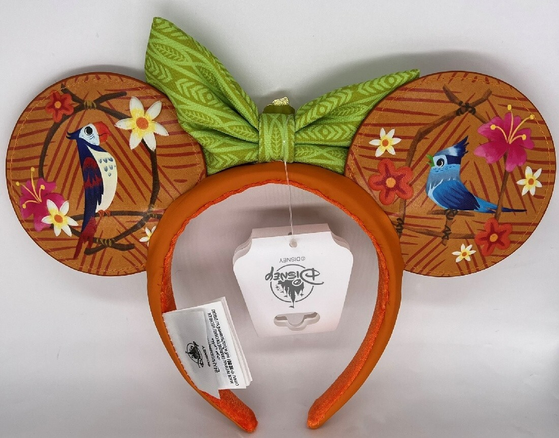 WDW Enchanted Tiki Room Birds Dole Whip Disney Parks Minnie Mouse Headband Ears