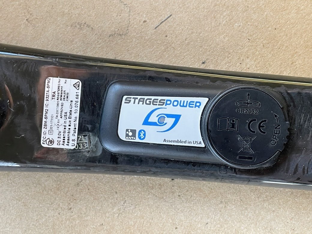 Stages Cycling Power Meter Carbon Left Crank Arm 175mm BB30 spindle