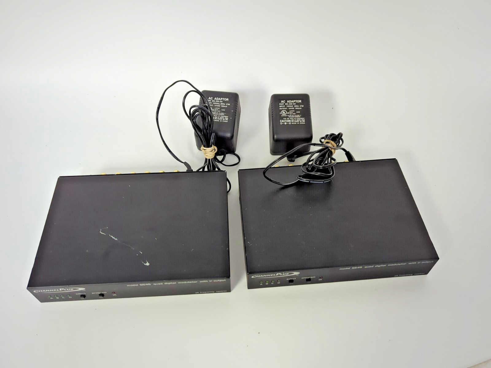 CHANNEL PLUS MODEL 5545 QUAD DIGITAL MODULATOR WITH IR OUTPUT