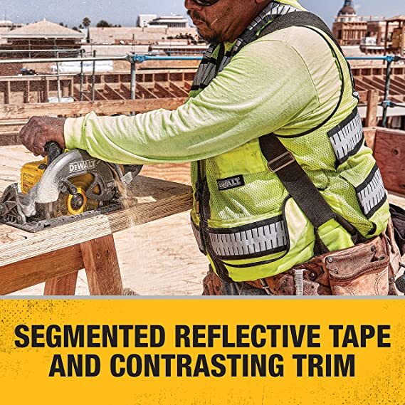 DEWALT DSV521 HEAVY DUTY Class 2 Heavy Duty Surveyor Vest