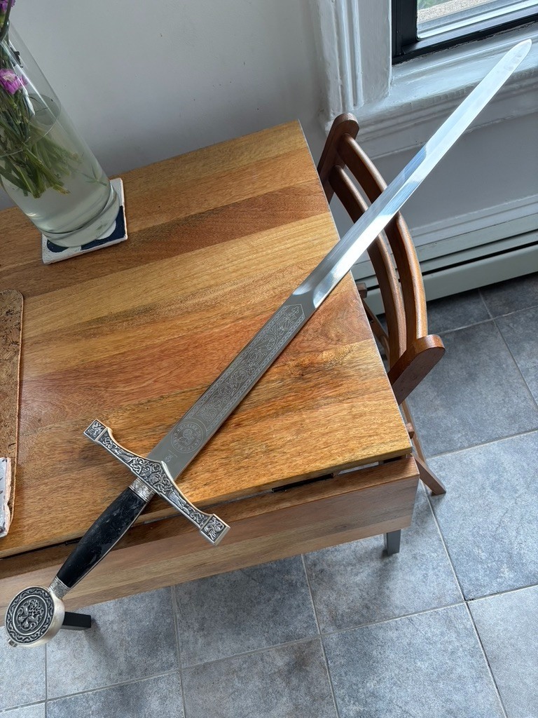 "Marto from Spain" Excalibur King Arthur Sword (With Original Booklet + Receipt)