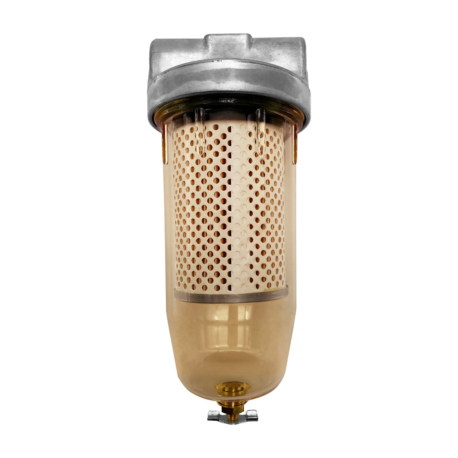 496 Fuel Tank Filter Assembly for Gasoline & Diesel Water Separate w/ 1" NPT Cap