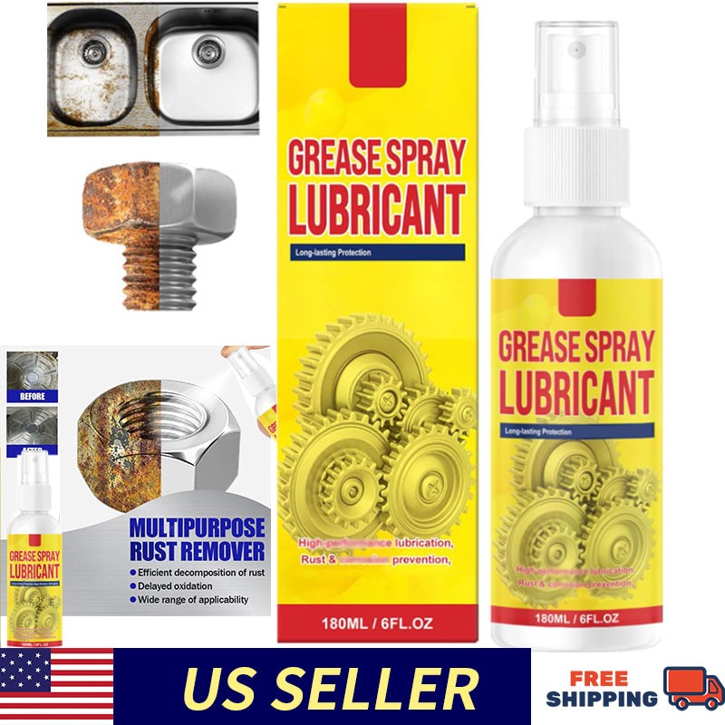 1-5X Anti-Rust Lubricant Spray & Rust Remover, Rust Removal Lubricant Spray