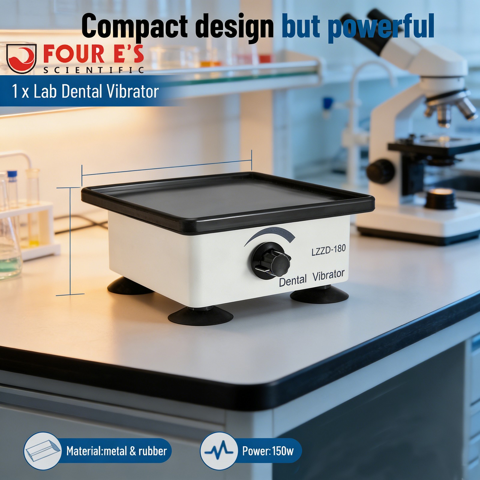 Vortex Mixer Lab Oscillator Vibrator Shaker Vibrating Table 150W for Dental NEW