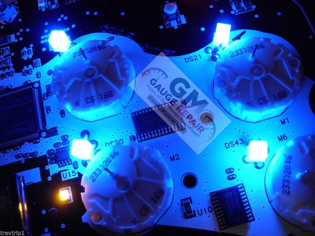 Gauge Cluster Blue LED Conversion Kit DIY 03 04 05 06 GM Truck and SUV Clusters