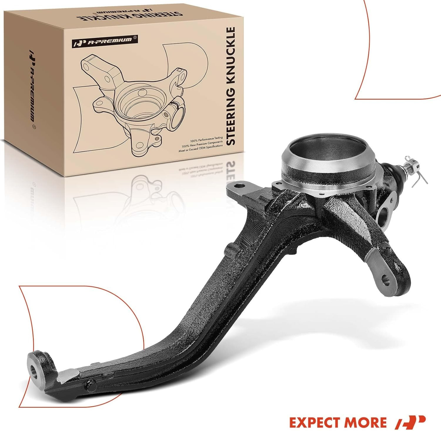 Front Suspension Steering Knuckle Compatible with Honda Accord 1998 1999 2000 20