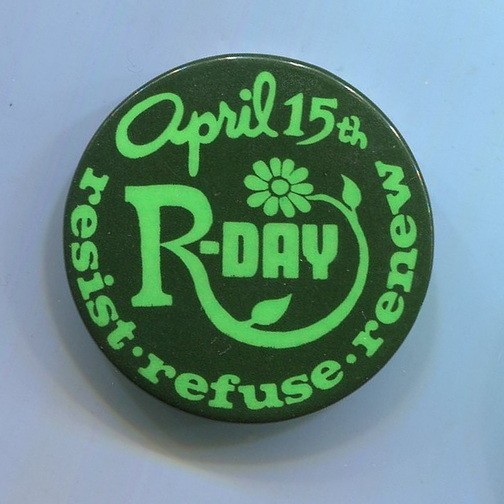 1967  Vietnam War  Draft Resistance  Spring Mobilization  Veterans  Protest  Pin