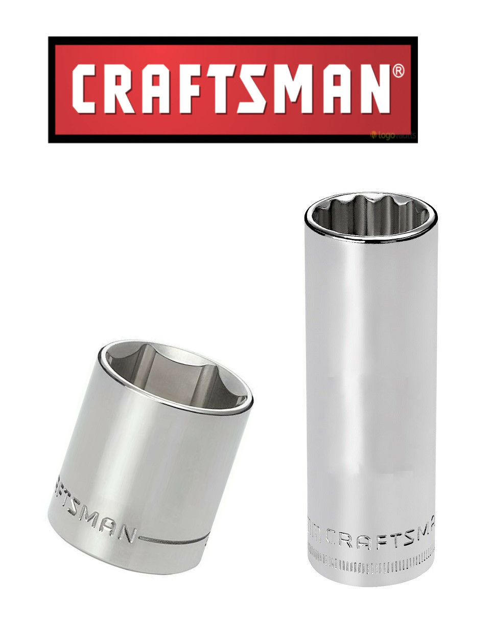 NEW Craftsman Socket 1/4, 3/8 & 1/2" Drives, Shallow Deep 6 &12 pt choose size