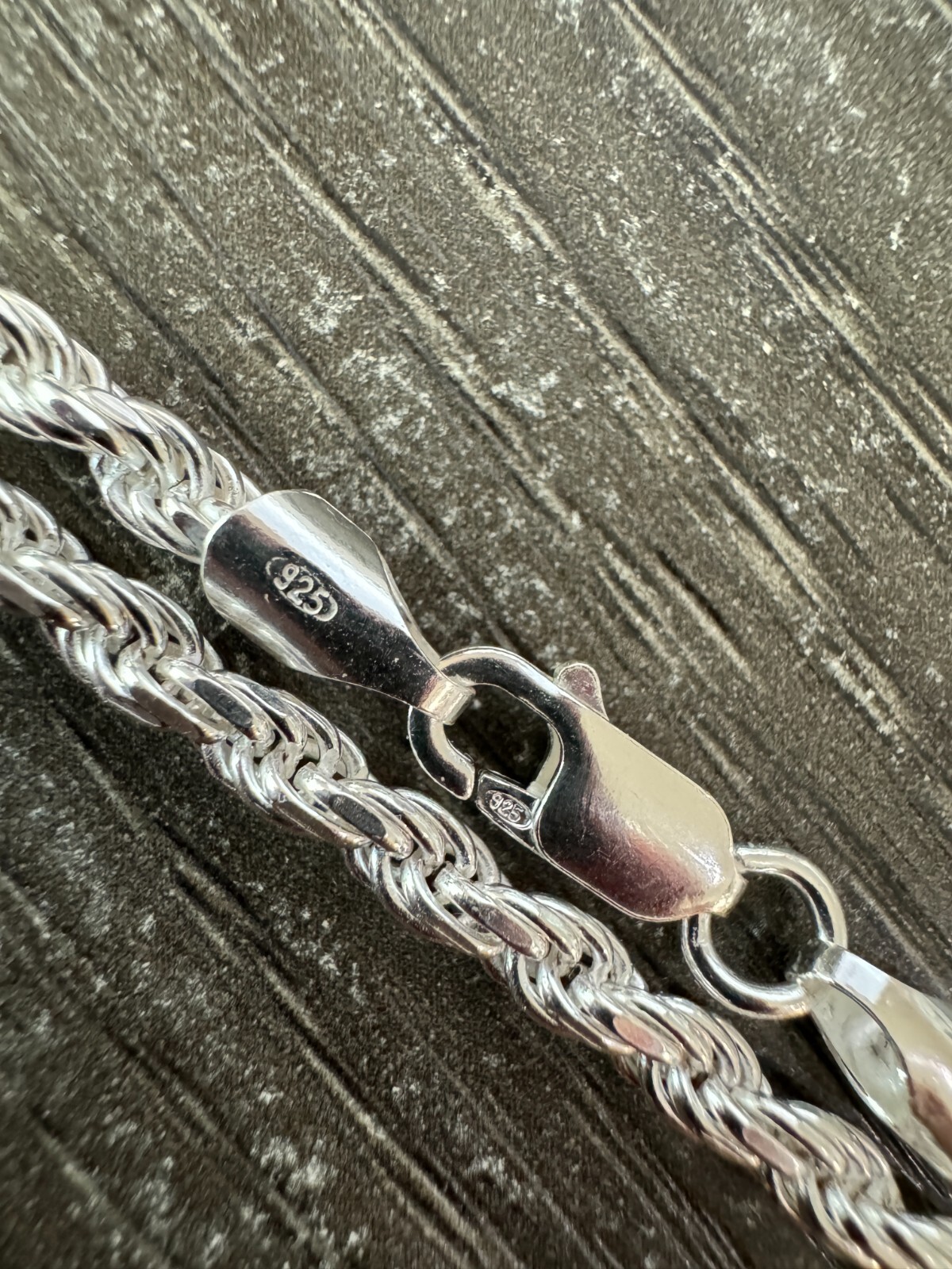 Real Solid 925 Sterling Silver Rope Bracelet 2mm-6mm Men's Women's 6-9"