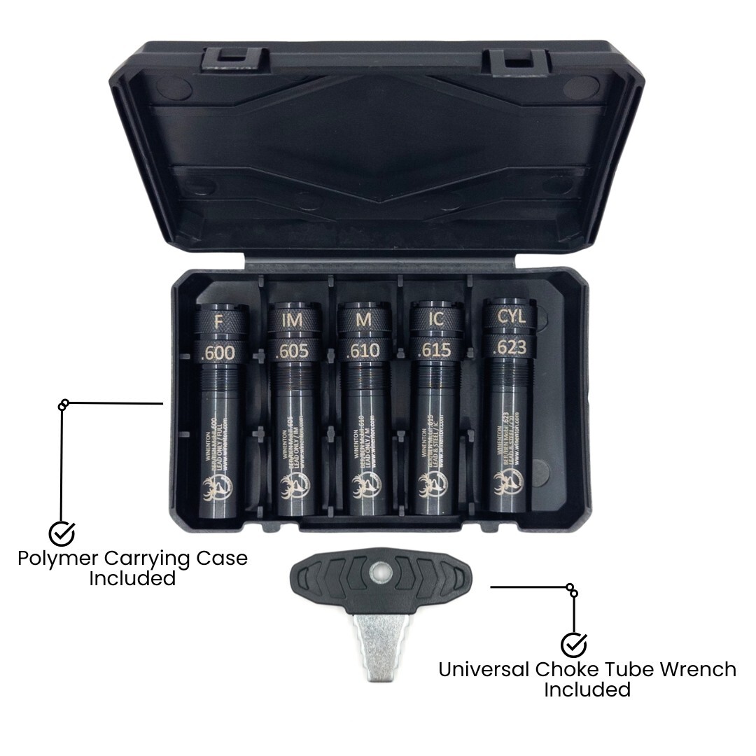 Beretta/Benelli Mobil Thread Chokes Set 20 ga Black 5 Pieces / Winenton™