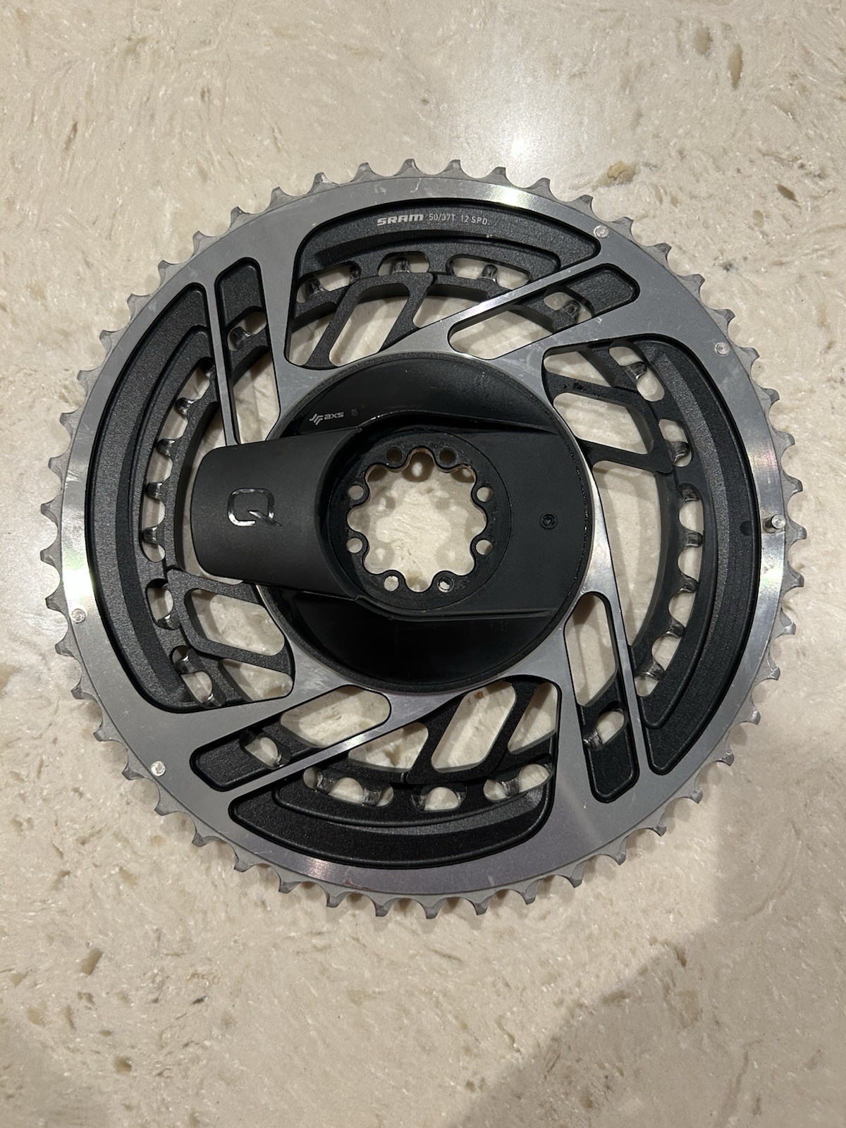 SRAM Red AXS 2X Quarq Power Meter 50/37T Chainring