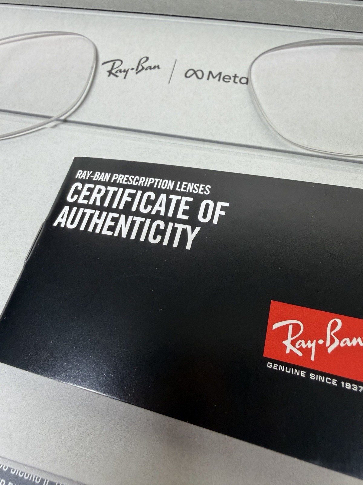 Authentic Ray Ban Meta RW4008 53mm Transitions Amethyst Lenses Purple RX 0.00