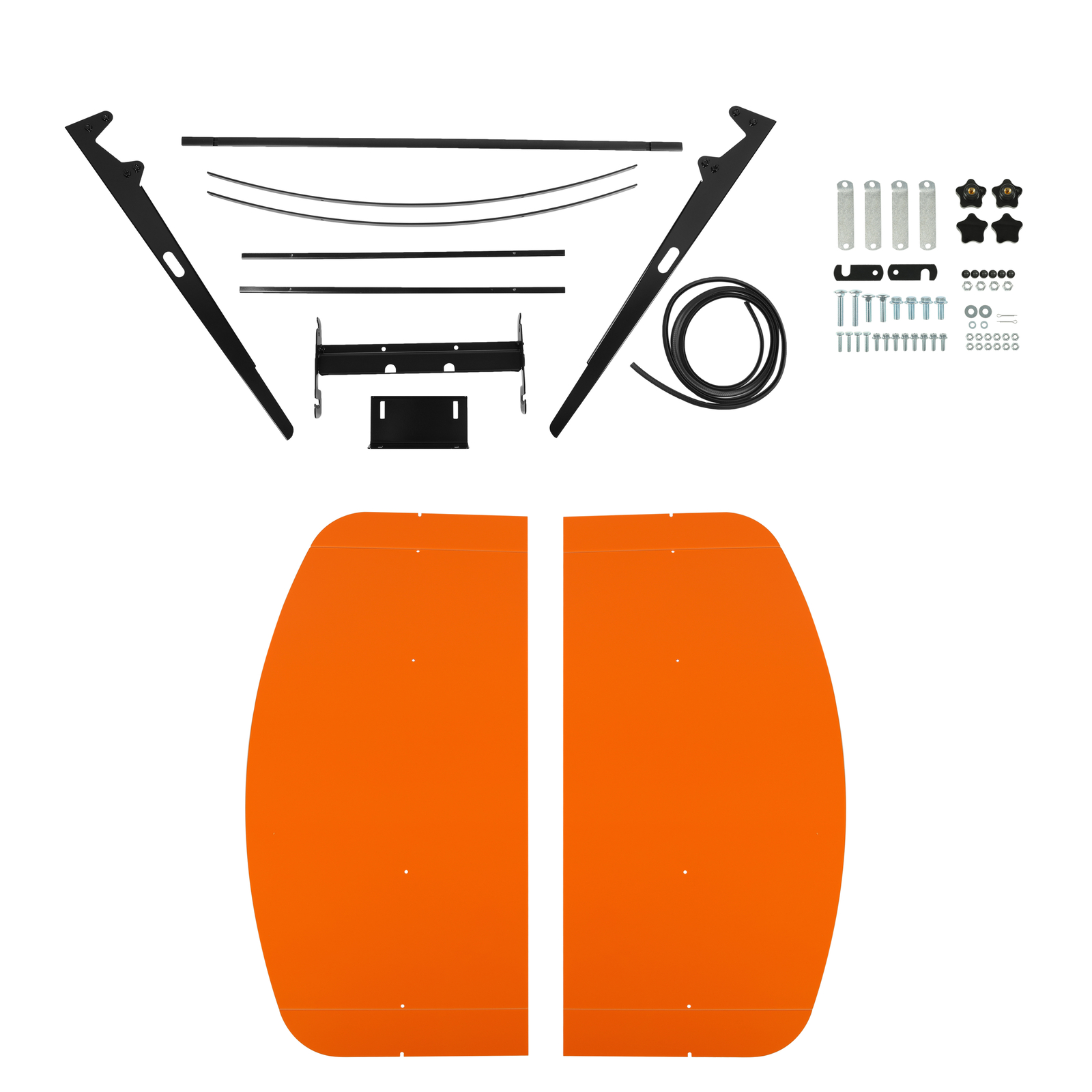 Orange Tuff Top Tractor Canopy For ROPS 48-3/8" X 48-3/8"